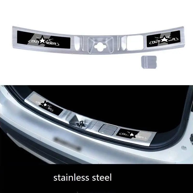 Задние панели багажника ножная педаль внешние автомобильные декоративные яркие