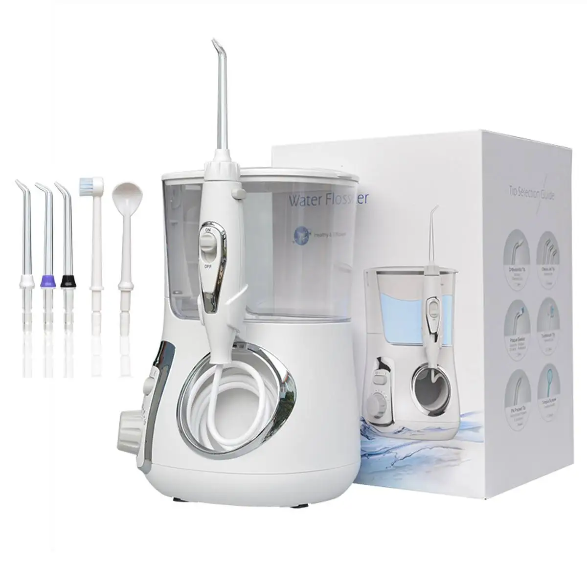 

Water Flosser household Dental Floss Tooth Pick Oral Irrigator High Capacity Water Tank Family Oral Irrigation Toothbrush Kit
