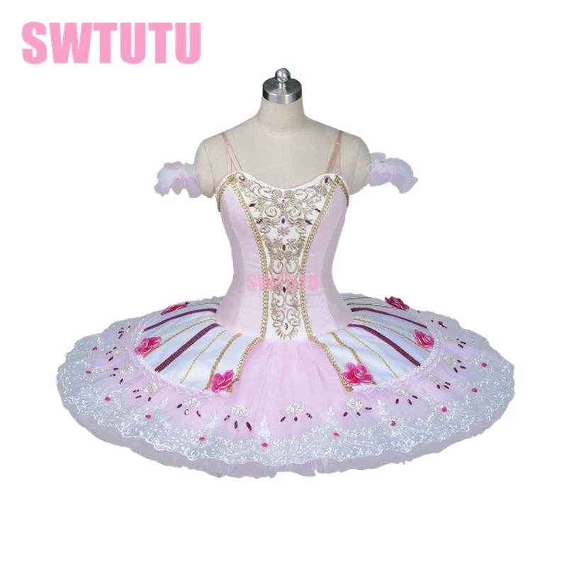 Новое поступление! Розовая профессиональная балетная пачка классическая для