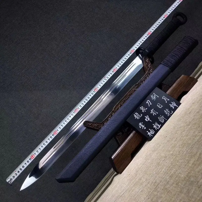 

Кованый меч для Кунг Фу Broadsword клинок из марганцевой стали прямой меч