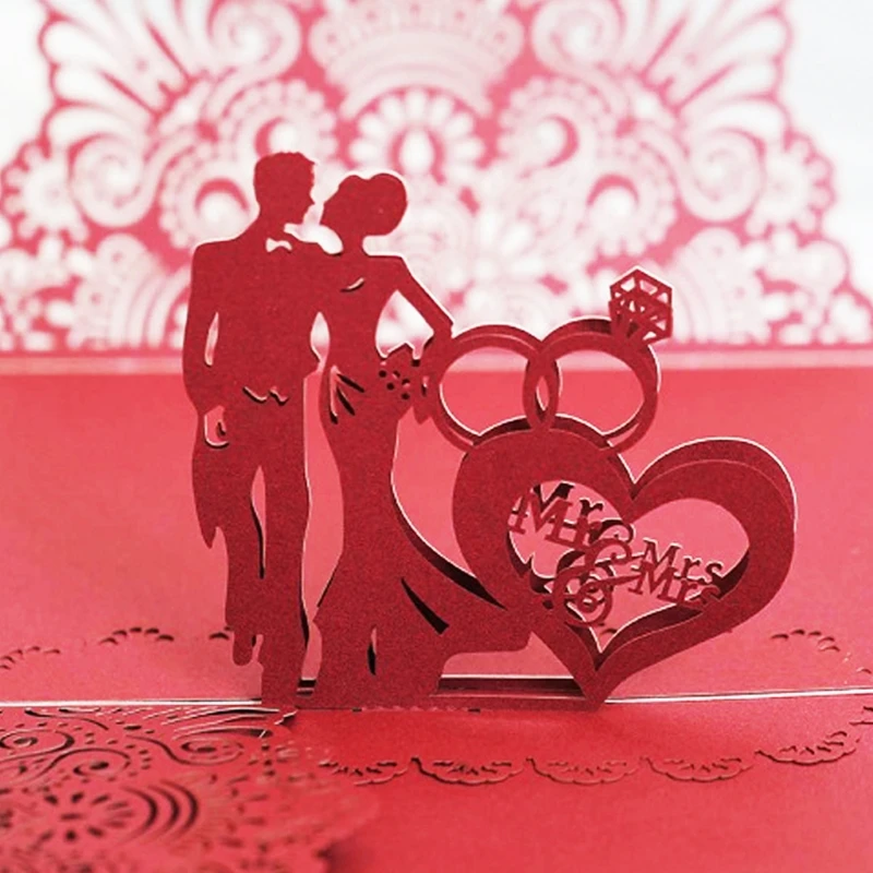 

Bride Groom Ring Metal Cutting Dies Stencil Scrapbooking DIY Album Stamp Paper Card Embossing 97QD