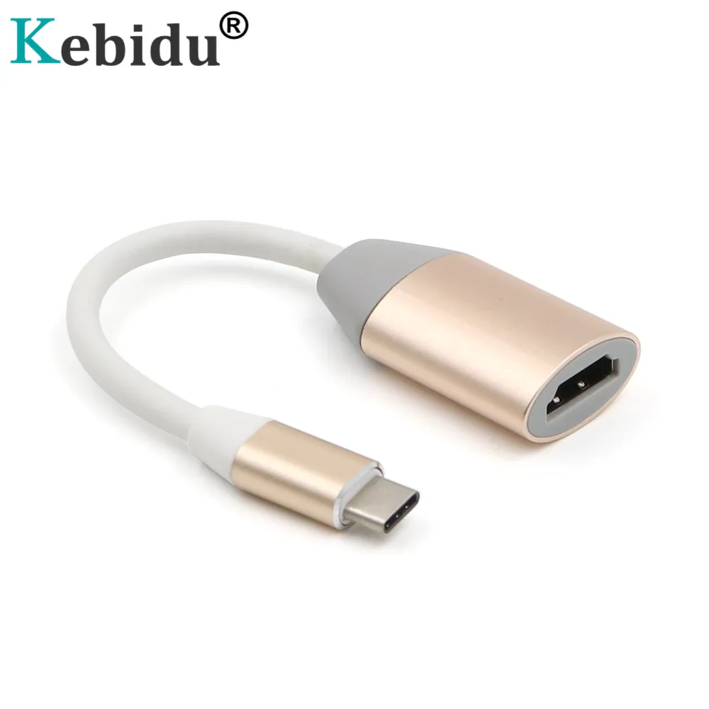 Кабель адаптер с разъемами USB Type C на HDMI зеркальный кабель преобразователь 4K Папа