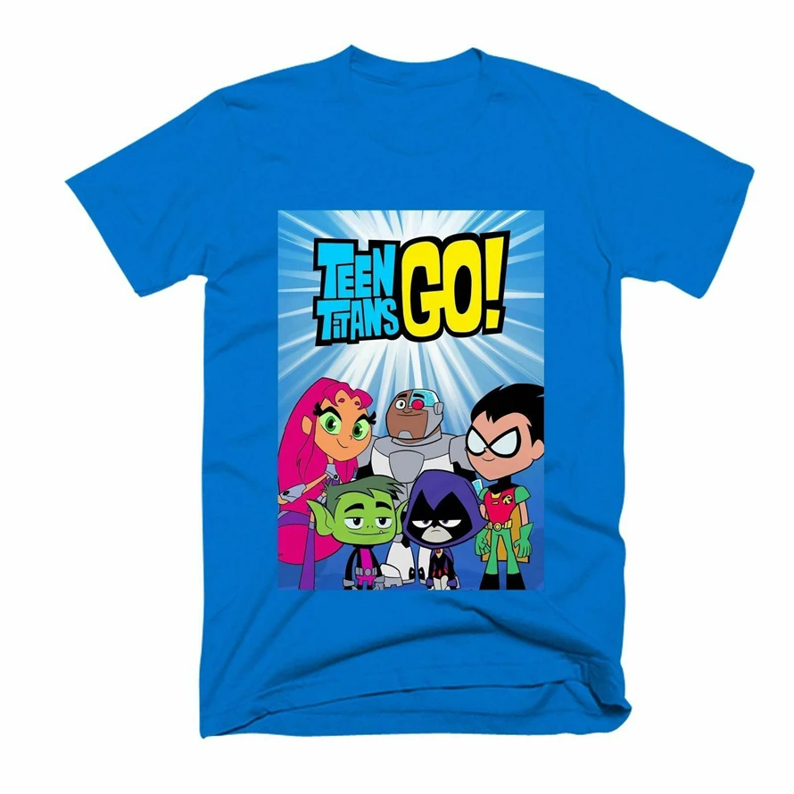 Новая мужская женская футболка с принтом тайтан го американский размер Em1 бесплатная доставка