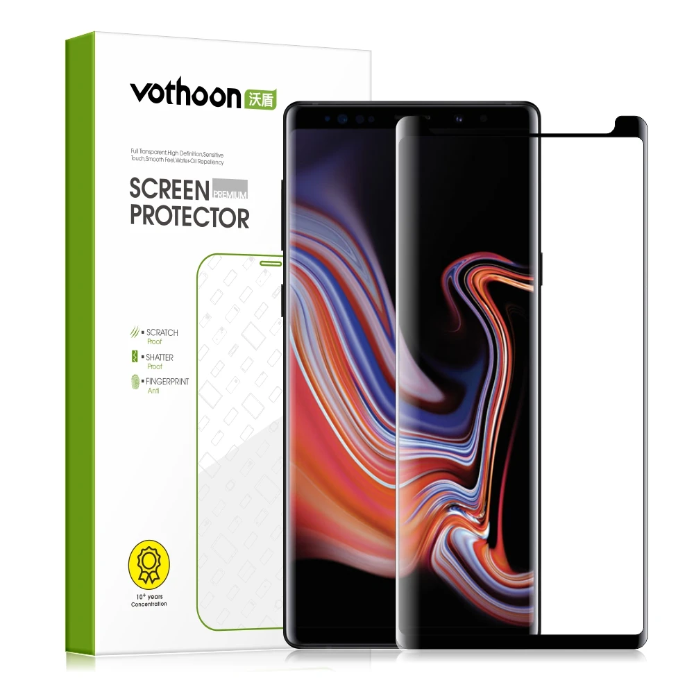 Vothoon закаленное стекло для Samsung Galaxy S8 S9 Plus Note 8 9 3D полное изогнутое защитное (не