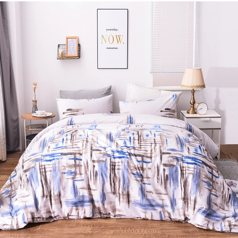 

Simple Style Home Duvet Cover Set 3pcs 2pcs Printed Bedding Quilt Pillowcase Adult Twin King Queen Size No Sheet No Fillers