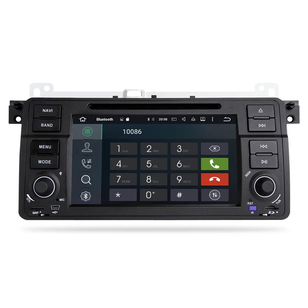 Автомобильный DVD стерео Мультимедийный Головной блок 4G RAM Android 9 0 для BMW/E46/M3/Rover/3