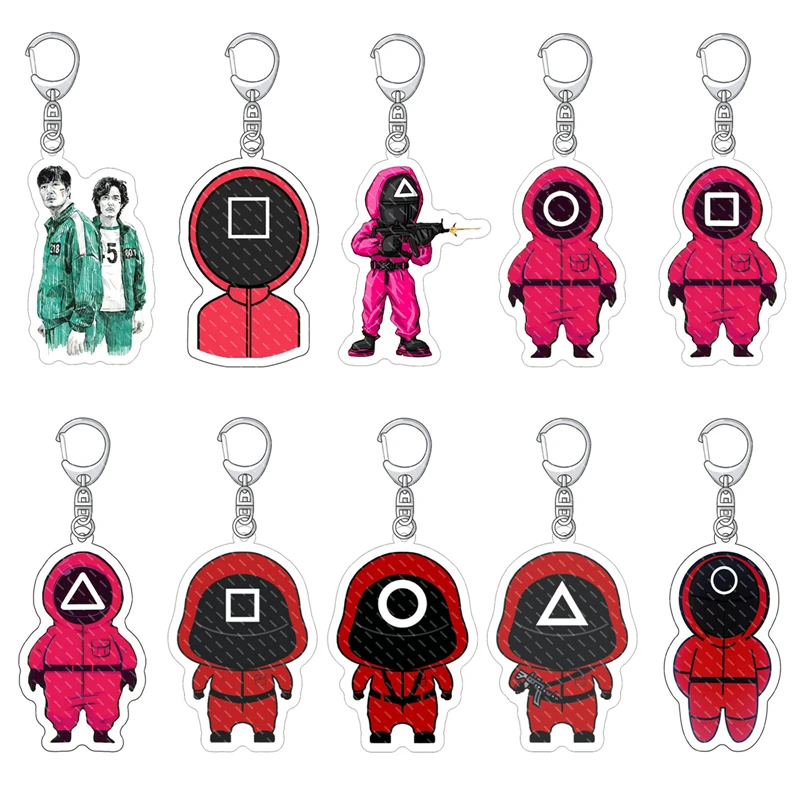 

Акриловый двухсторонний подвесной брелок для ключей в виде персонажа из мультфильма HD