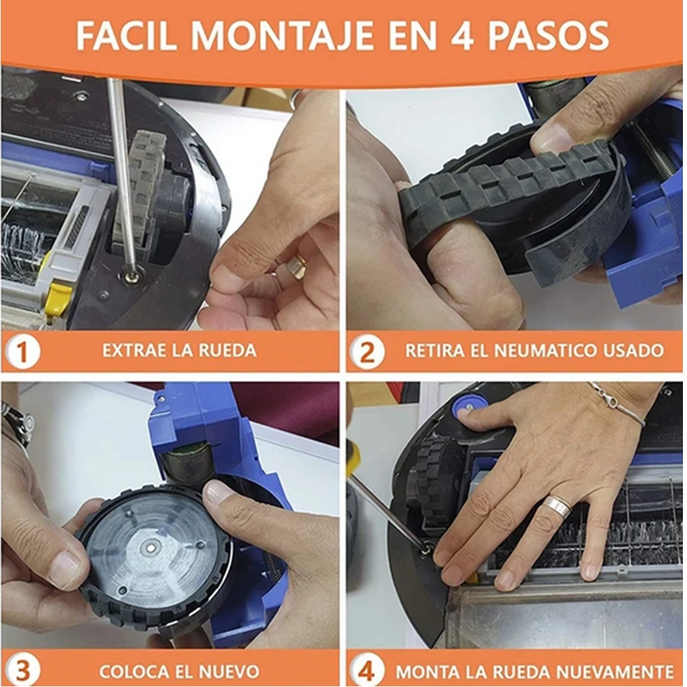 Filtres HEPA de remplacement, Kit de brosse, pièces et accessoires pour IRobot Roomba séries 805 860 861 865 866 870 871 880 885 960 966 980