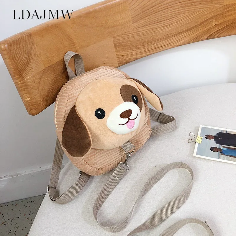 

Cartoon Children's Backpack Animal Plush Schoolbag Cute Kindergarten Little Satchel Daily Storage Supplies Organizer
