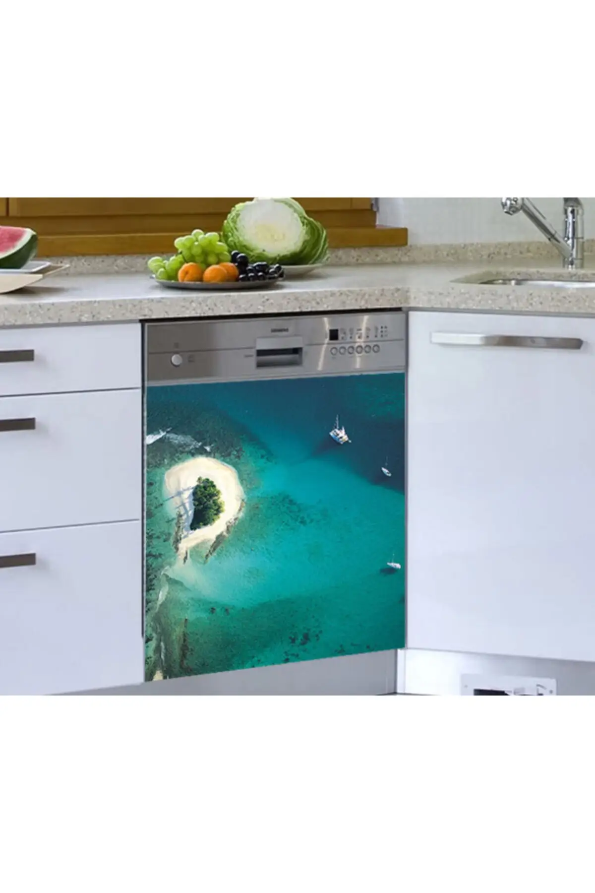 

Dishwasher Sticker Sea Island
