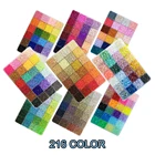 Мини-бисер Yantjouet 2,6 мм, 216 цветов, 9 тарелок, набор Хама, железные бусины, сделай сам, игрушка для детей, высокое качество, коробка