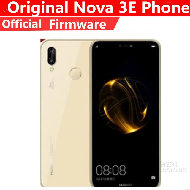 Huawei P20 Lite Nova 3e телефон 5,84 ''с глобальной ПЗУ Android 8,0 4G LTE Face ID фронтальная 24 МП Двойная Задняя камера смартфон 4 Гб 128 ГБ