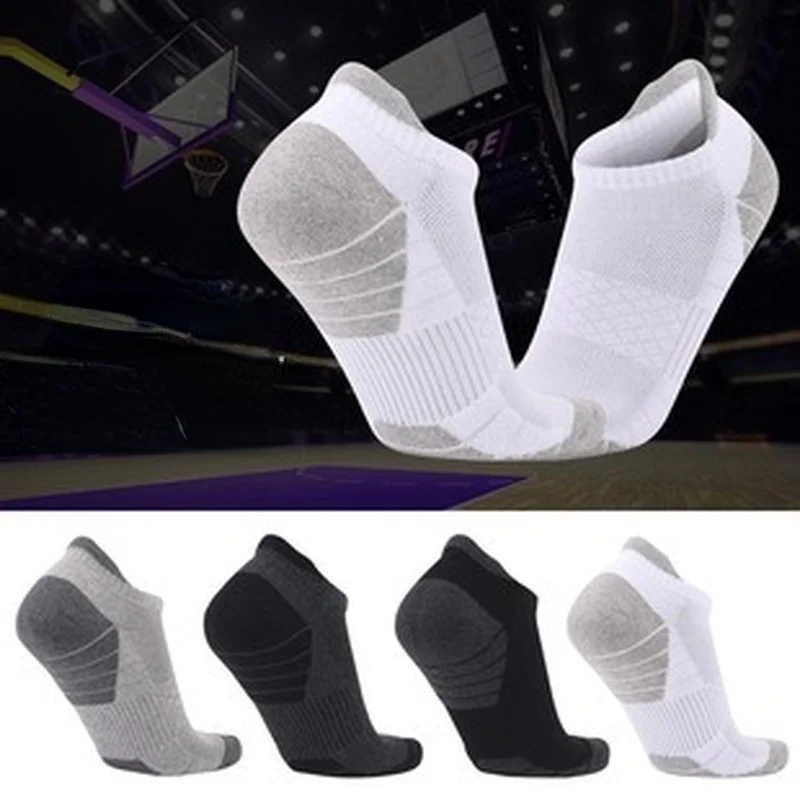 

Men Short Socks Thick Running Stockings Sweat Sweat-Absorbent Outdoor Sports Walking Stockings Basketball Stockings
