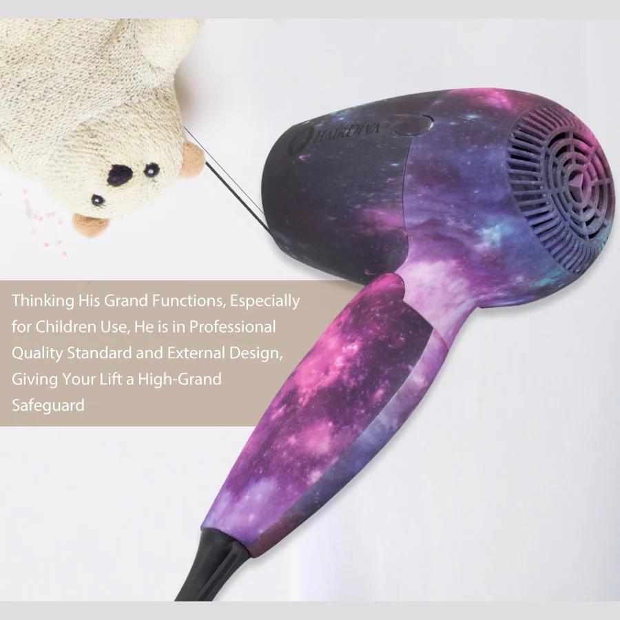 HairDiva Galaxy Kit фен Ионная Щетка для выпрямления волос и бигуди палочкой с