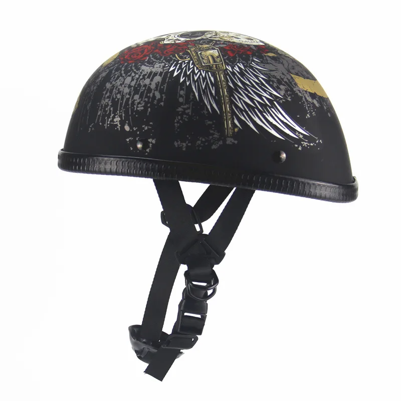 Personality helmet ladybug EE half summer Japanese classic retro battery car | Автомобили и мотоциклы
