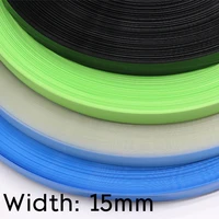 width 15mm pvc heat shrink tube dia 9mm lithium battery insulated film wrap protection case pack wire cable sleeve colorful