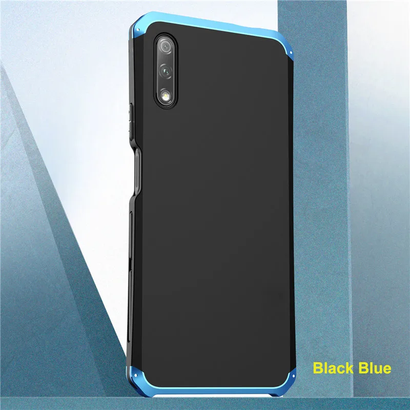 Противоударный металлический бронированный чехол для huawei Honor 9X Pro, металлический алюминиевый жесткий чехол из поликарбоната, чехол для huawei Honor 9X, чехол Coques