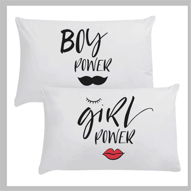 2 шт. наволочка белый черный Mr Mrs печатные влюбленные пары подарок постельные