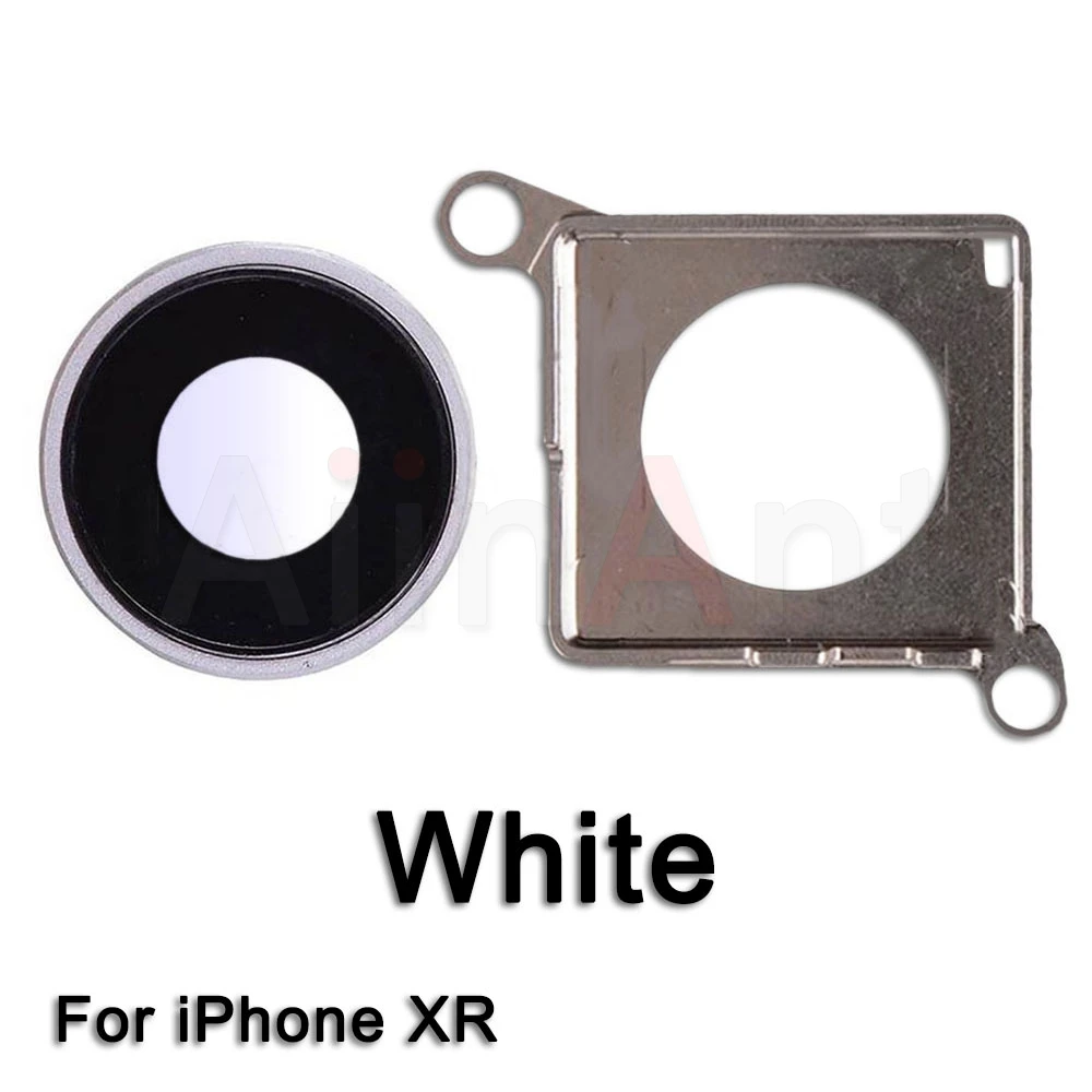 XR White Сапфировое стекло задняя камера Стекло кольцо для iPhone X Xs Max XR Оригинальная камера объектив кольцо Крышка Замена Ремонт Запчасти - Цвет: XR White