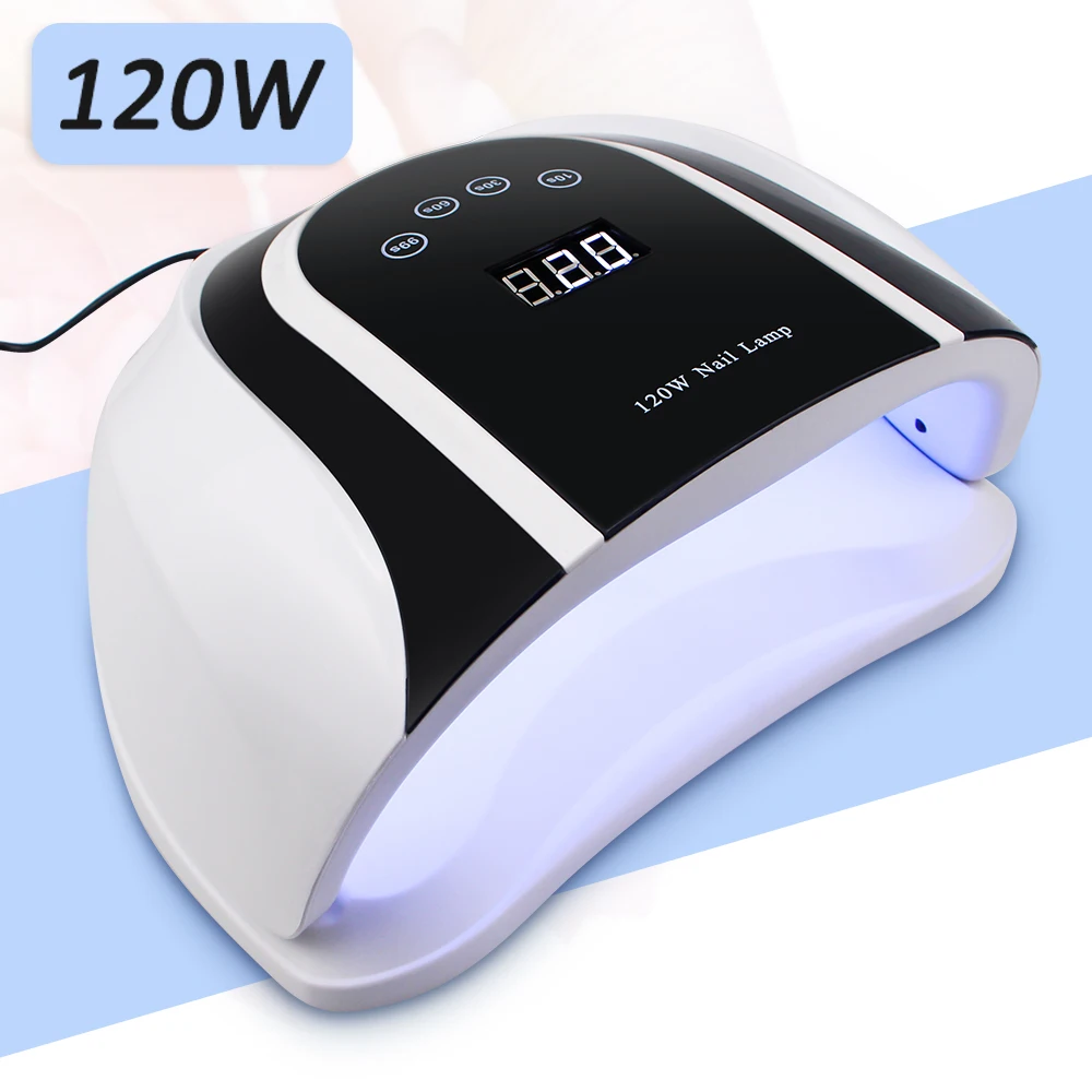 Светодиодный светильник для маникюра Сушилка ногтей 120 Вт УФ лампа отверждения