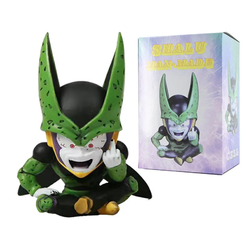 5 &quotDragon Ball Сидящая осанка ячейка окончательной формы Мультяшные украшения ПВХ