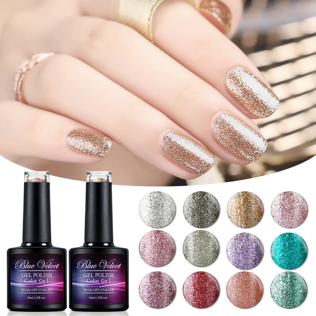 

Gel Nail Varnish Gel Lab Glitter Platinum Chameleon Flake Neon Polish Top Base