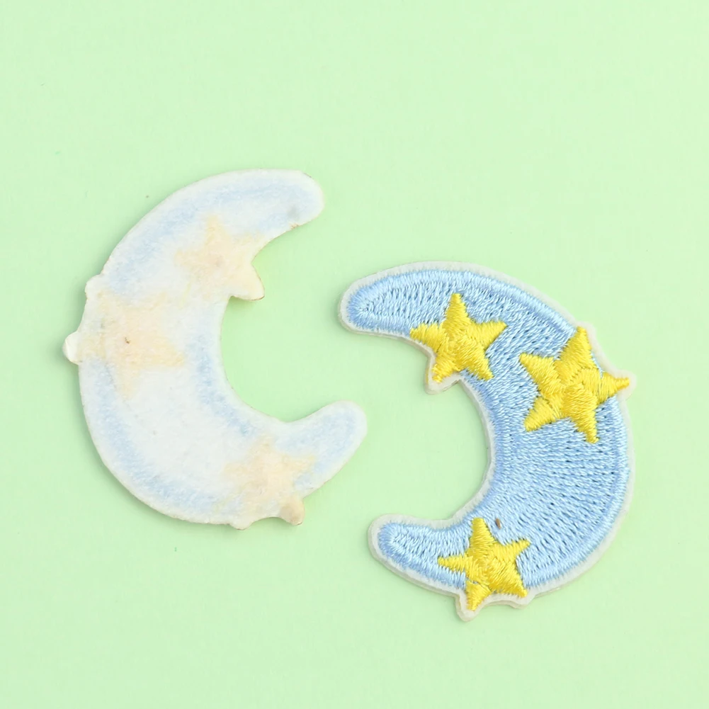 

2 шт. симпатичная самоклеящаяся наклейка «Луна», «Звезда»