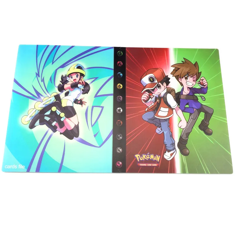 240 шт держатель Pokemones альбом для коллекции карт Pokemones и некоторые варианты GX MEGA EX card - Цвет: NEW 26