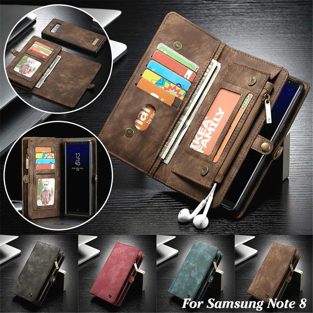Кожаный чехол-бумажник для samsung Note 10, 8, 9, S10, S9, S8 Plus, S7 Edge, откидная крышка для iPhone 11 Pro, XS Max, XR, X, 7, 8, 6, 6S Plus, чехол s