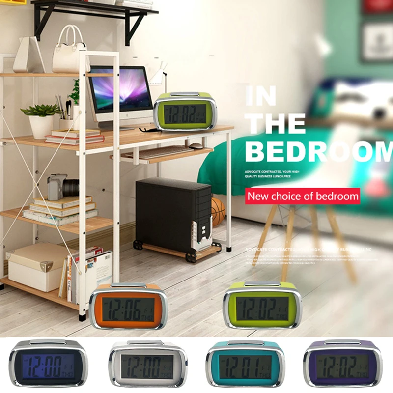 Многофункциональный Будильник цифровой светодиодный дисплей настольные часы