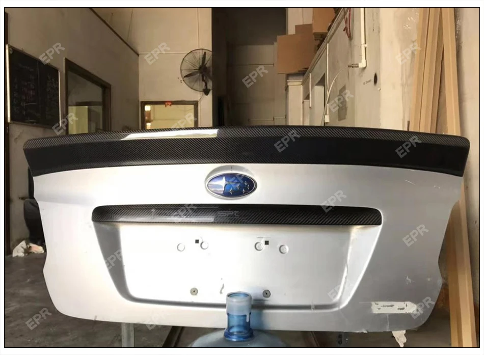 Углеродное крыло губы для SUBARU Impreza GDA GDB GDC Gen 7-9 RB стиль стекло FRP задний спойлер обшивка для Impreza Racing