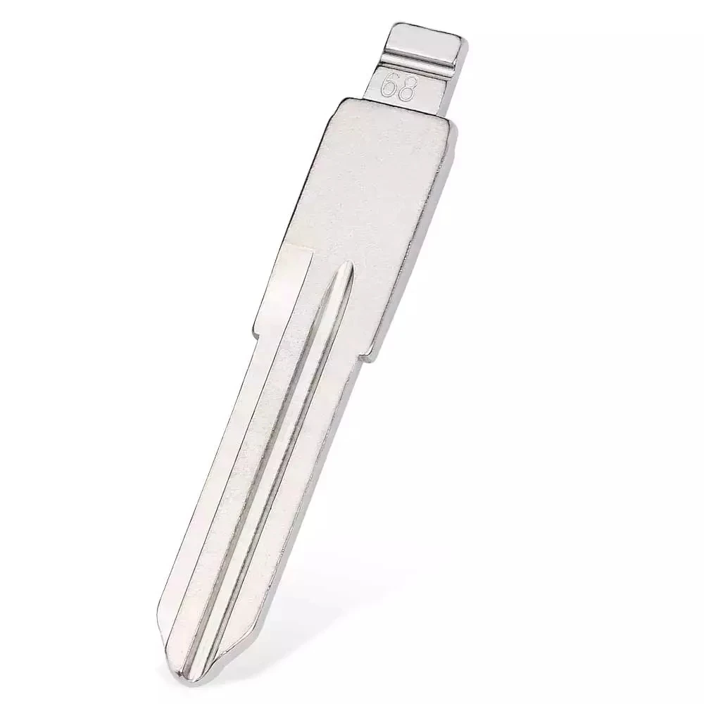 5/20/50pcs YM28 YM28FH 68# right side Metal Uncut Blank Flip Remote Key Blade For Opel Chevrolet for keydiy KD xhorse VVDI JMD - купить по