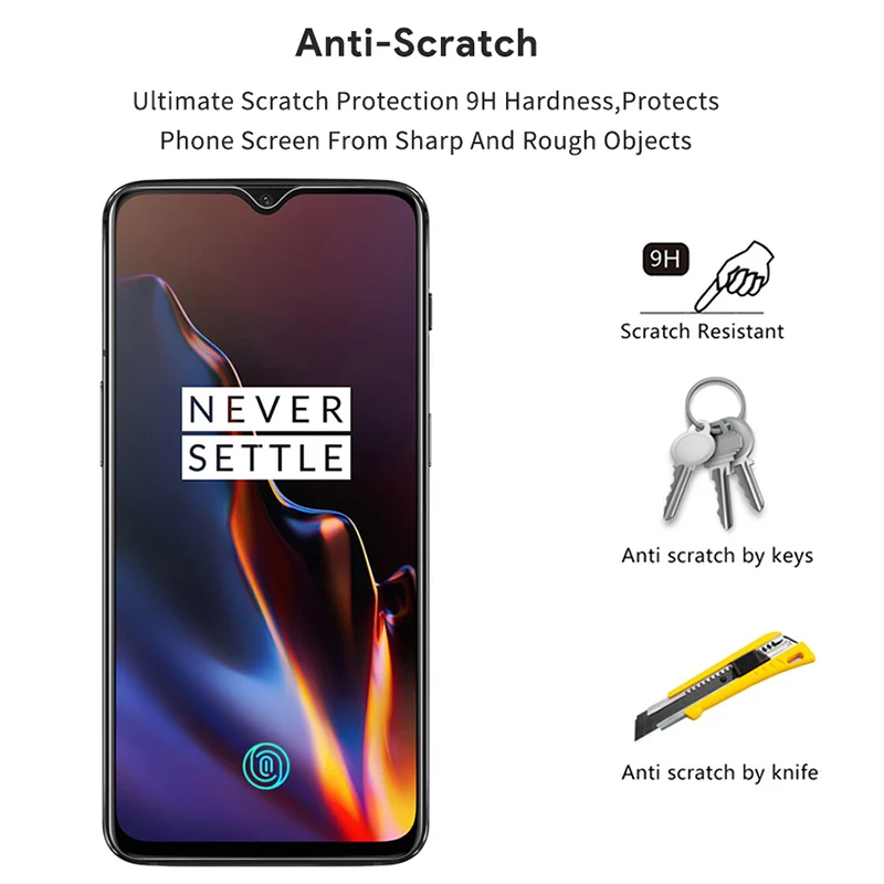 Для Oneplus 6T Защитное стекло для 6 9D закаленное защитное экрана 5T покрытие 5 передних
