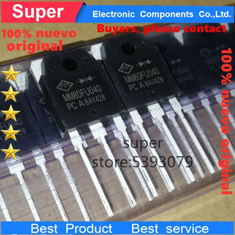 100% nuevo 5 unids/lote SL80F40 80F40 MM80FU040 MM80FU040PC транзисторный оригинальный транзистор для TO