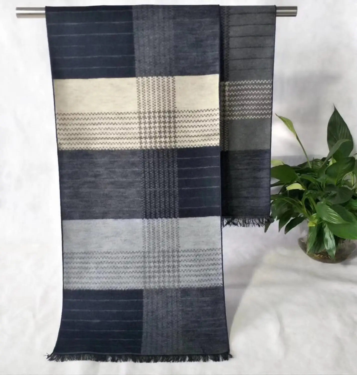 

Новый Винтажный шарф, мужской модный шейный платок 180*32 см, 10 шт., смешанный #4132