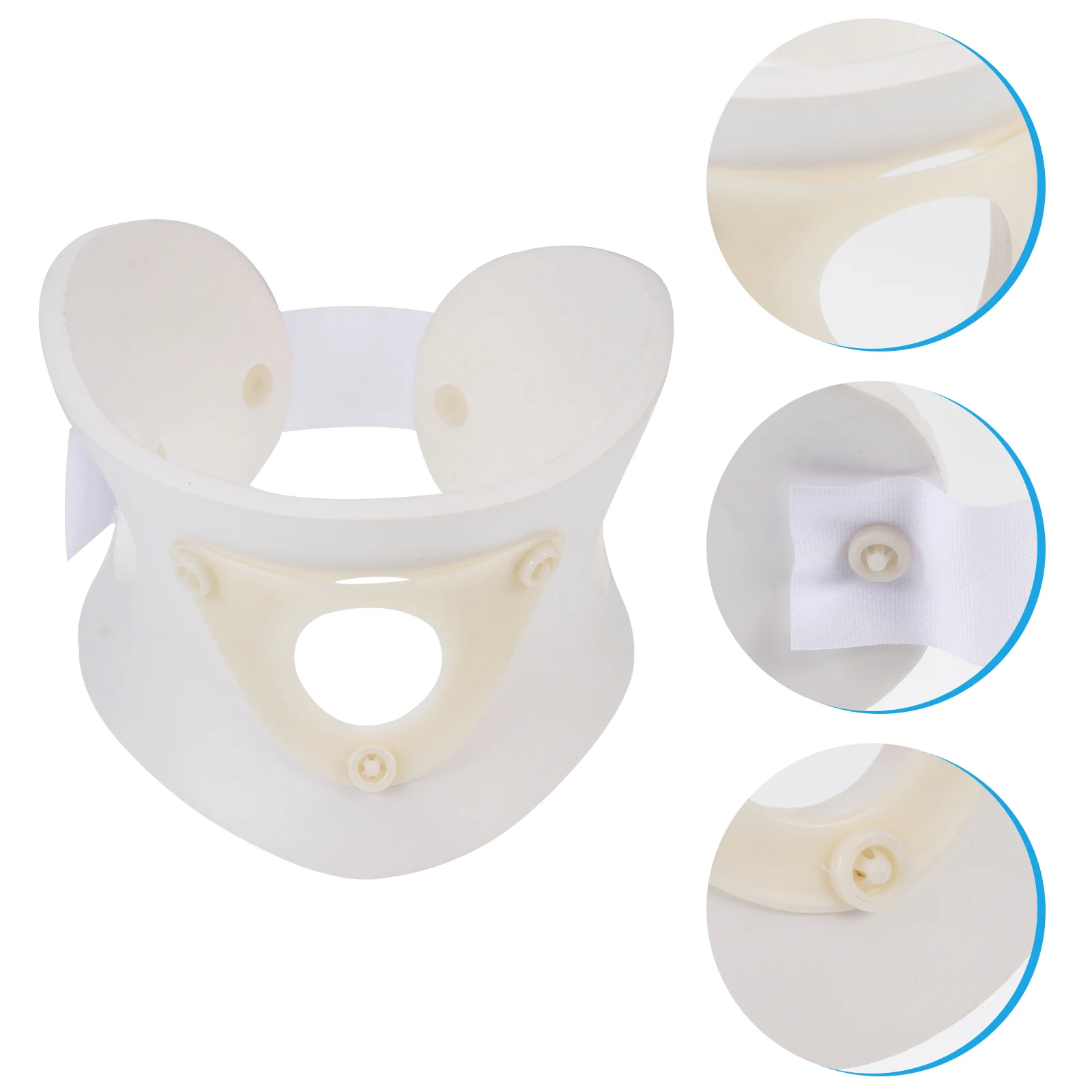 

1pc Adjustable Neck Support Practical Cervical Collar for Neck (White)