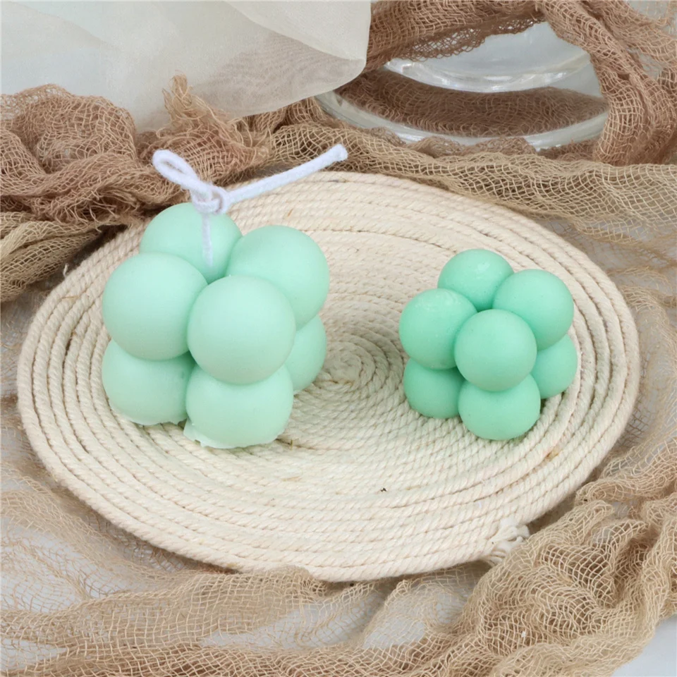 Пирамида большой пузырь новый стиль силиконовая форма для свечи круглый шар