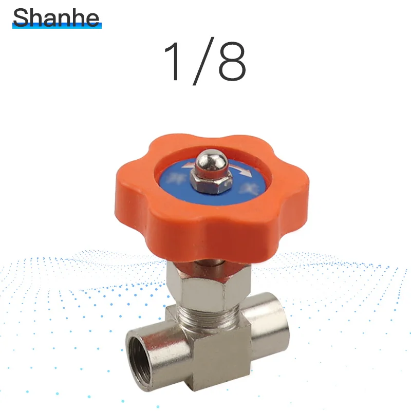 1/8 &quotBSP никелированная латунь с резьбой игла клапан|valve 1&quot|valve needlevalve |