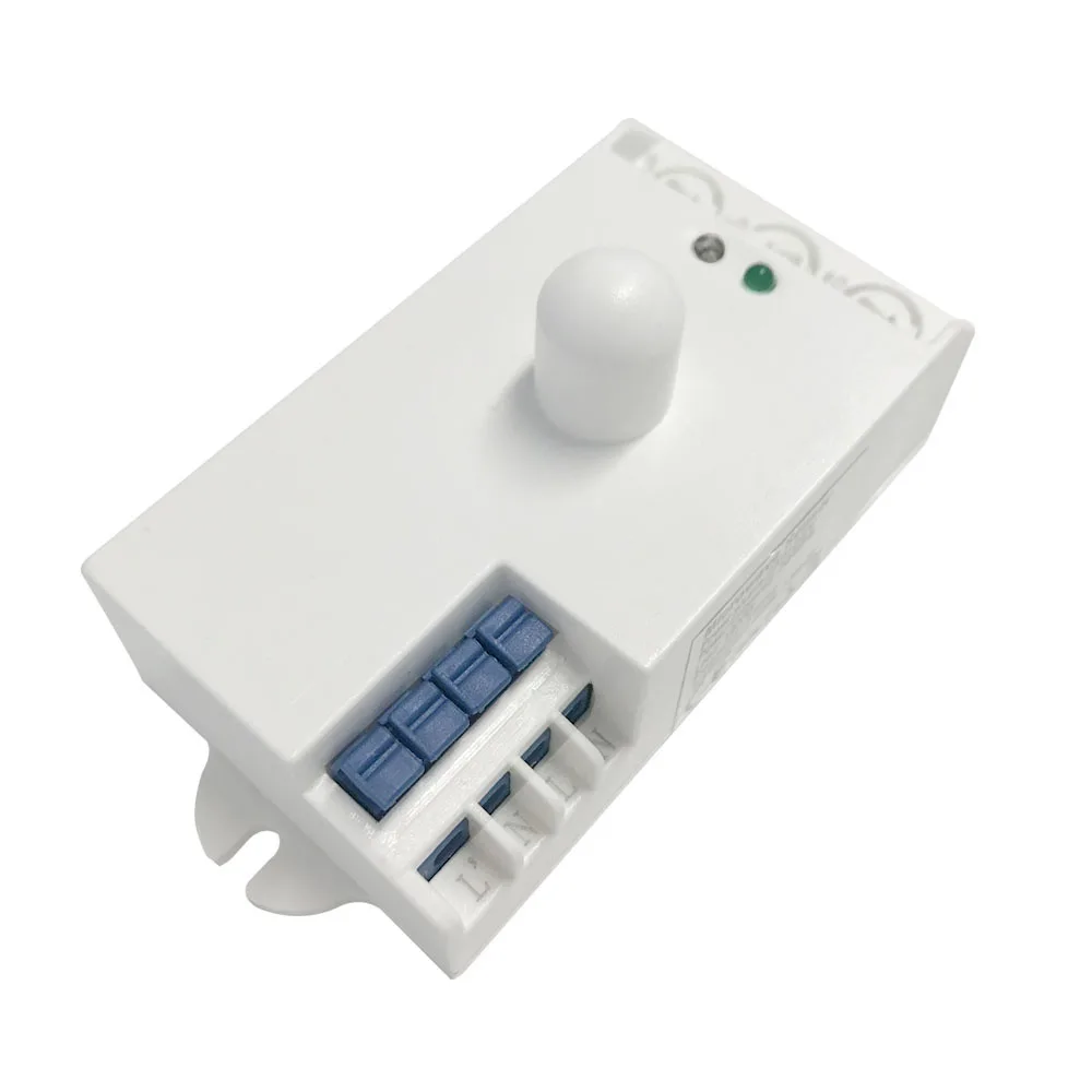 AC 220V 5.8GHz LED Microwave 360 Degree Radar Sensor Light Switch Human Body Motion Induction Controller Detect | Обустройство дома