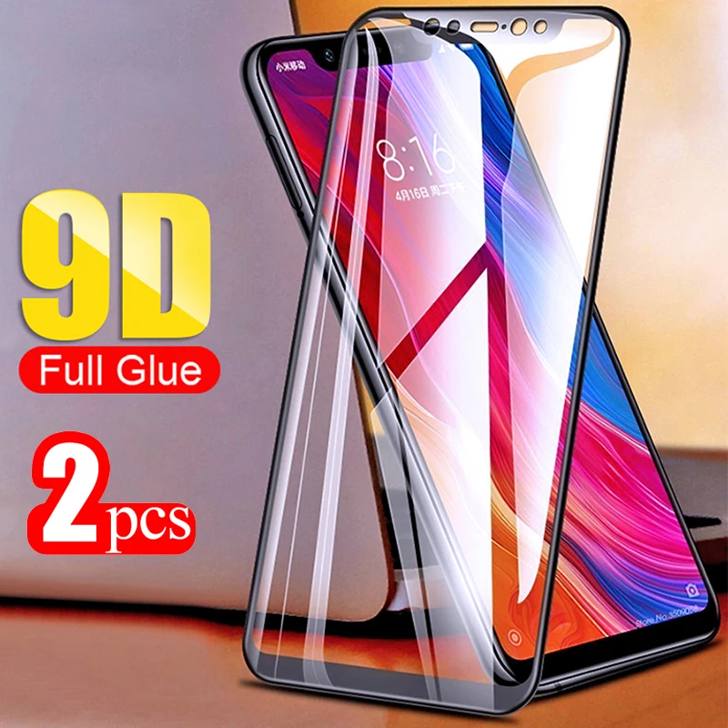 Защитное стекло для Xiaomi Redmi Note 7 6 5 Pro 7A 6A Plus S2 Y3 Y2 пленка экрана Mi 9 SE 2 шт.|Защитные