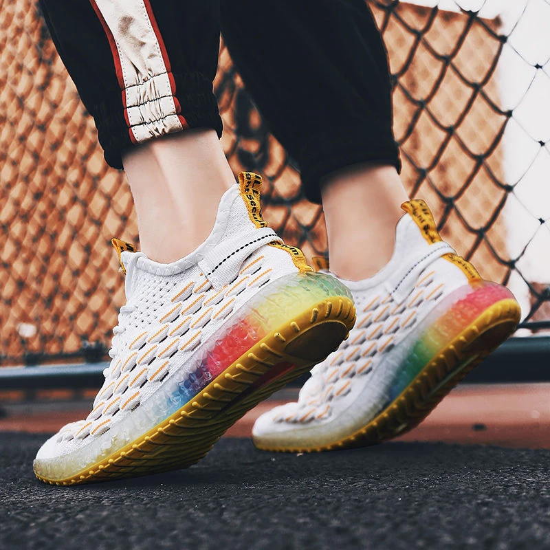 Мужские кроссовки Flyknit кроссовки мужские повседневные кроссовки мужские кроссовки прогулочная Уличная обувь для мужчин обувь Tenis Masculino Adulto