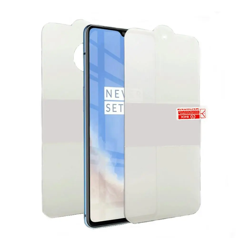 Мягкая Гидрогелевая пленка 11D HD для Oneplus 7T Pro 7 защита экрана с изогнутыми краями