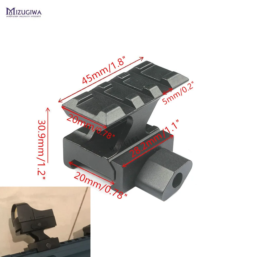 Тактическое крепление QD Lockdown Series легкий подъемник 3 слота с 20 мм планка Пикатинни