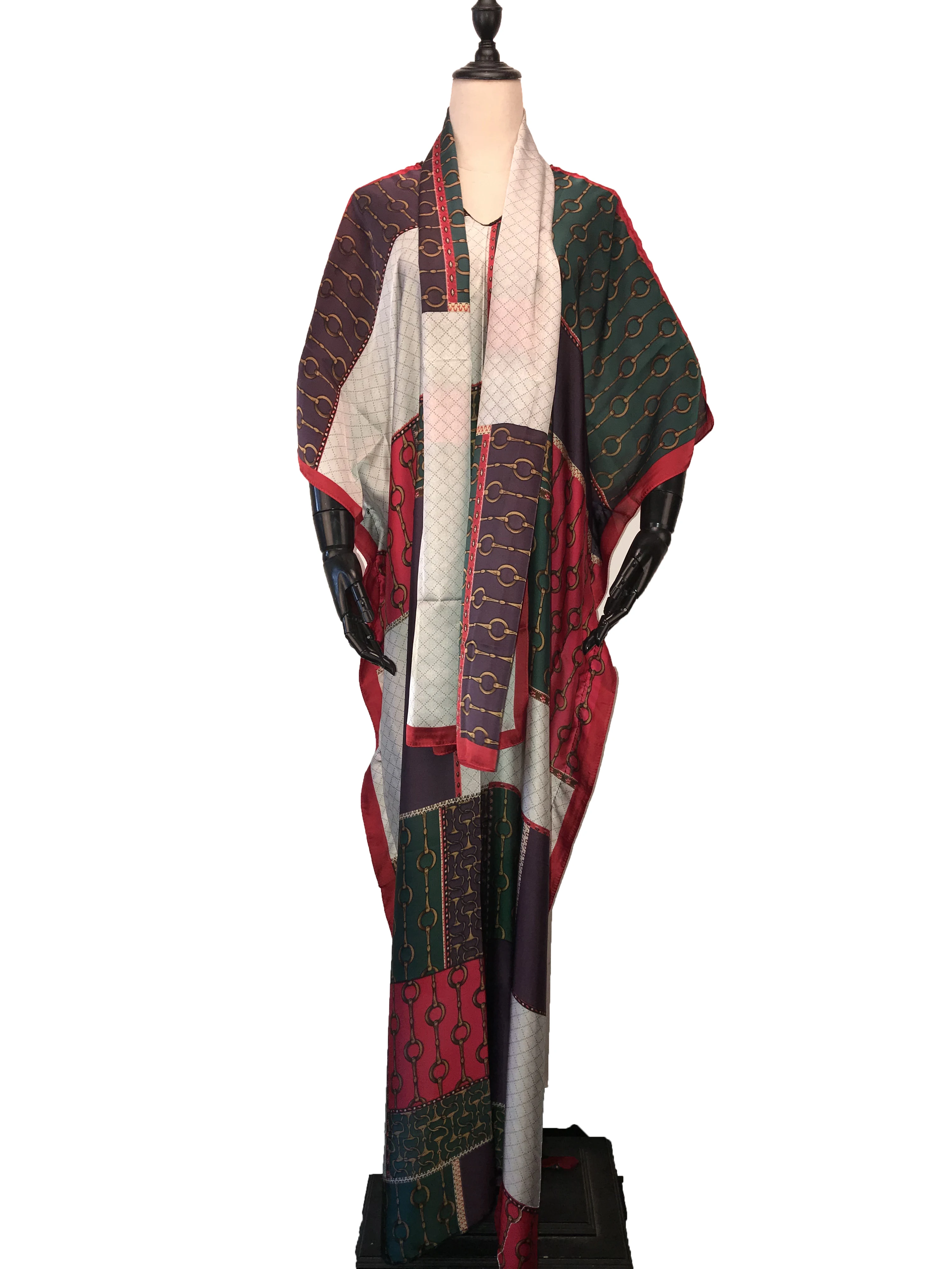 Эксклюзивное шелковое платье макси в кувейтском стиле женское сексуальное с