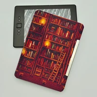gaugger painted case for kindle 4 gen2011 and 5 gen2012 keyboard version the thinnest lightest pu leather cover