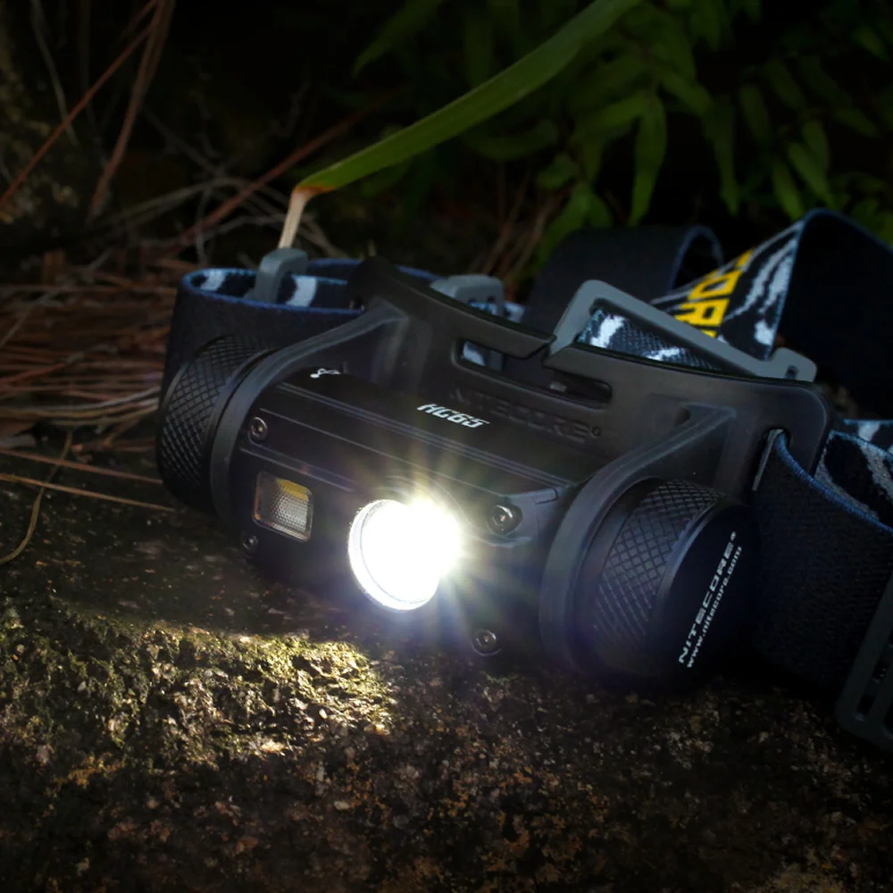 Налобный фонарь Nitecore HC65 1000 люмен с аккумулятором 18650 на 3400 мАч | Лампы и освещение