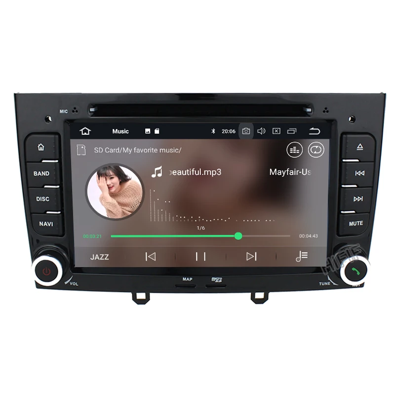 PX6 DSP 8 ядер Android 10 OS специальный автомобильный DVD для Peugeot 408 2010 2011 и 308 I (T7) 2008 с