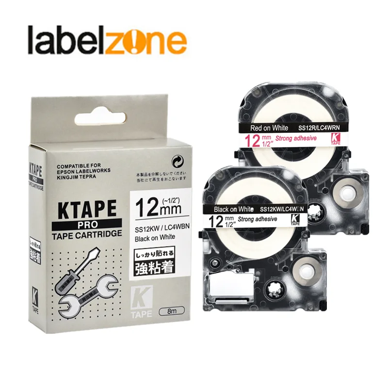 

Разноцветные ярлыки, совместимые с Epson/KingJim SS9KW, SS18KW, SC12YW, SC12RW, SC12BW