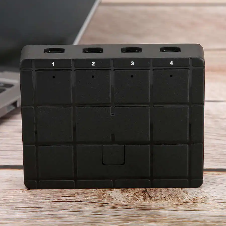 USB-переключатель черное ручное устройство для совместного использования