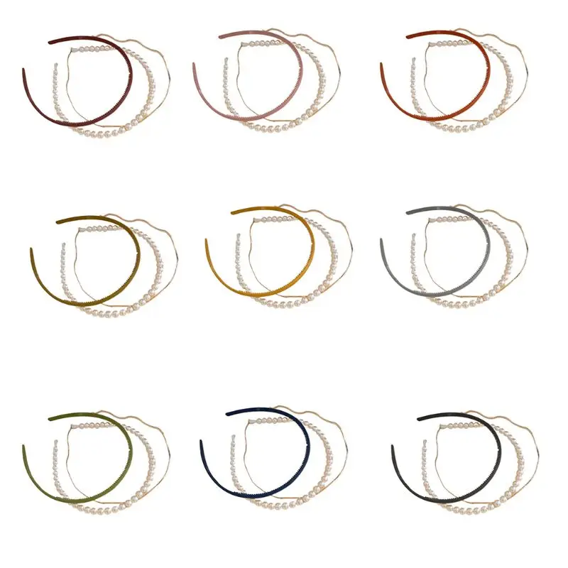 3 шт. японский стиль женская Милая повязка на голову набор матовые яркие цвета